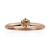 9K VS1 Argyle Rose De France Diamond Gold Ring (Annette)