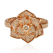 9K SI1 Argyle Rose De France Diamond Gold Ring (Annette)