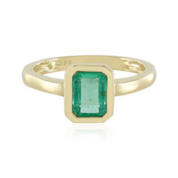 9K Colombian Emerald Gold Ring