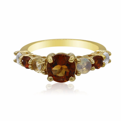 Madeira Citrine Silver Ring