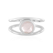 Rose Quartz Silver Ring