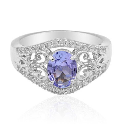 Tanzanite Silver Ring