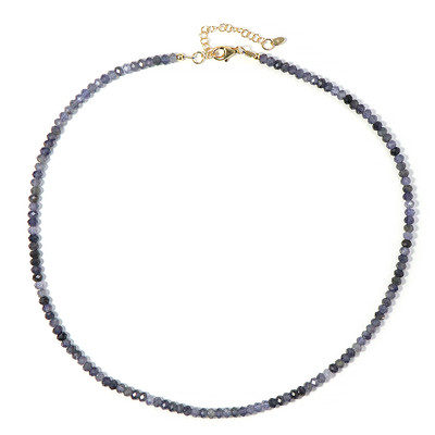 Madagascar Iolite Silver Necklace