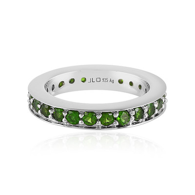 Russian Diopside Silver Ring