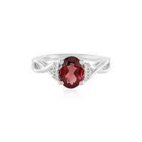 Mozambique Garnet Silver Ring