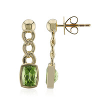 9K Wagogo Peridot Gold Earrings