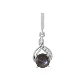 Black Star Sapphire Silver Pendant