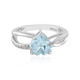 Sky Blue Topaz Silver Ring