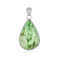 Variscite Silver Pendant (Bali Barong)