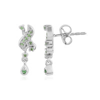 Tanzanian Tsavorite Silver Earrings