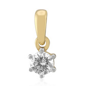 9K SI1 (G) Diamond Gold Pendant (Annette)