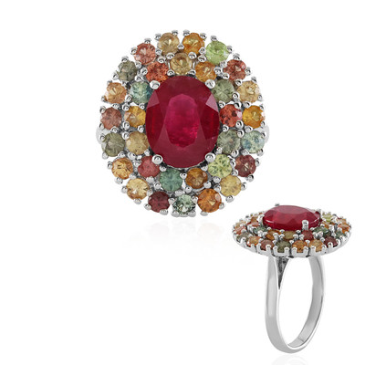 Madagascar Ruby Silver Ring