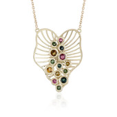 9K Yellow Tourmaline Gold Necklace (Ornaments by de Melo)