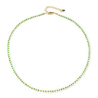 Russian Diopside Silver Necklace