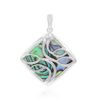 Abalone Shell Silver Pendant