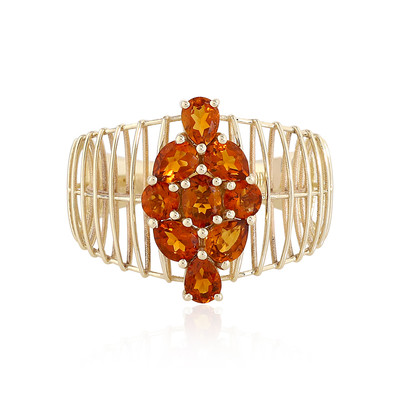 9K Brandy Citrine Gold Ring (Ornaments by de Melo)