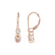 9K Madagascan Morganite Gold Earrings