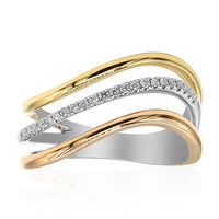 18K SI2 (H) Diamond Gold Ring (CIRARI)