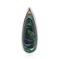 Abalone Shell Silver Pendant