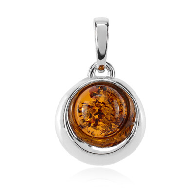 Amber Silver Pendant (dagen)