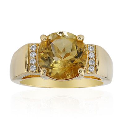 Citrine Silver Ring