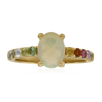 Welo Opal Silver Ring