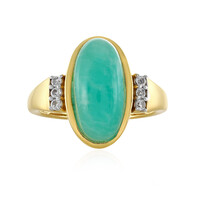 Amazonite Silver Ring