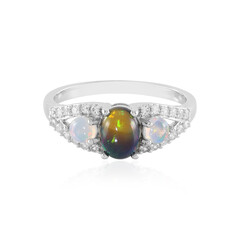 Mezezo Opal Silver Ring