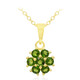 Russian Diopside Silver Necklace