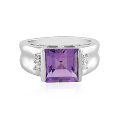 Uruguayan Amethyst Silver Ring