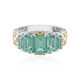 Fluoro Green Apatite Silver Ring (Gems en Vogue)