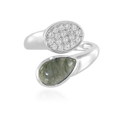 Blue Maniry Labradorite Silver Ring (KM by Juwelo)