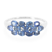 Laos Sapphire Silver Ring