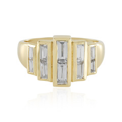 9K Zircon Gold Ring (Adela Gold)