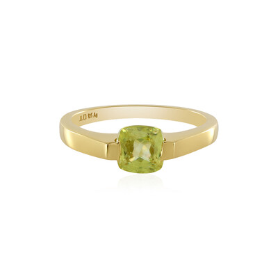 Sphene Silver Ring