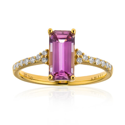 18K Pink Diaspore Gold Ring (AMAYANI)