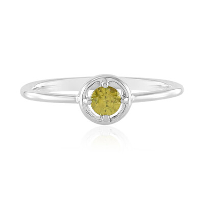 Sphene Silver Ring