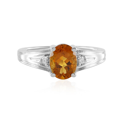 Madeira Citrine Silver Ring