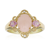 14K Pink Opal Gold Ring