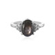 Black Star Sapphire Silver Ring