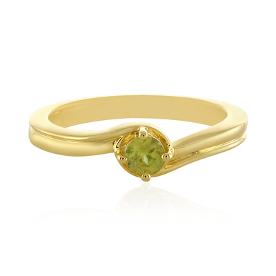 Sphene Silver Ring