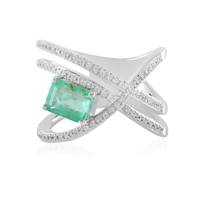 9K Ethiopian Emerald Gold Ring (SUHANA)