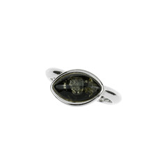 Baltic Amber Silver Ring