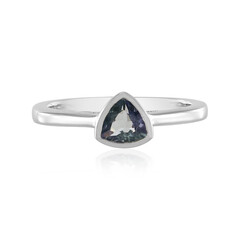 Unheated Tanzanite Silver Ring