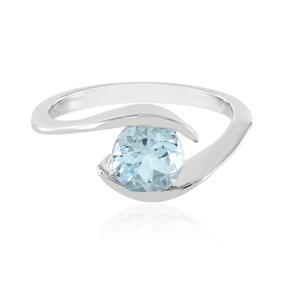 Sky Blue Topaz Silver Ring