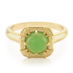 Imperial Chrysoprase Silver Ring