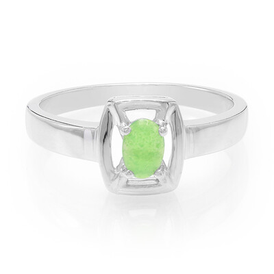 Imperial Chrysoprase Silver Ring