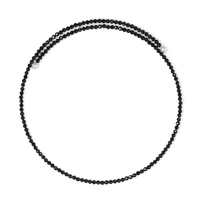 Black Spinel Steel Choker (Riya)