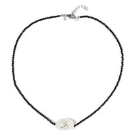 Crushed Ice Quartz Silver Necklace