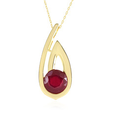 Madagascar Ruby Silver Necklace